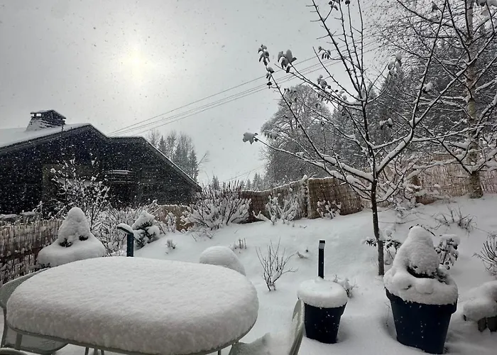 Alpehytte Ski-in-out Face Au Montblanc & Bain Nordique