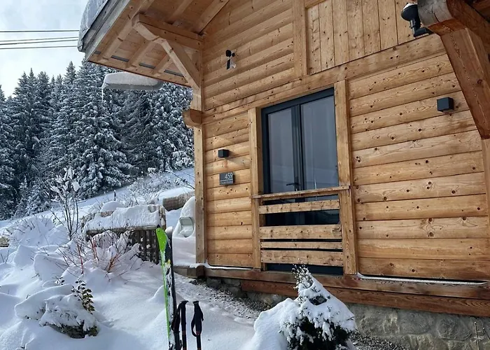Ski-in-out Face Au Montblanc & Bain Nordique Alpehytte Megève