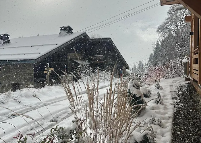 Alpehytte Ski-in-out Face Au Montblanc & Bain Nordique Megève
