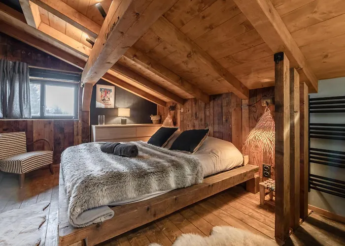 Alpehytte Ski-in-out Face Au Montblanc & Bain Nordique