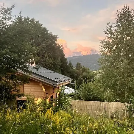 Ski-in-out Face Au Montblanc & Bain Nordique Horská chata