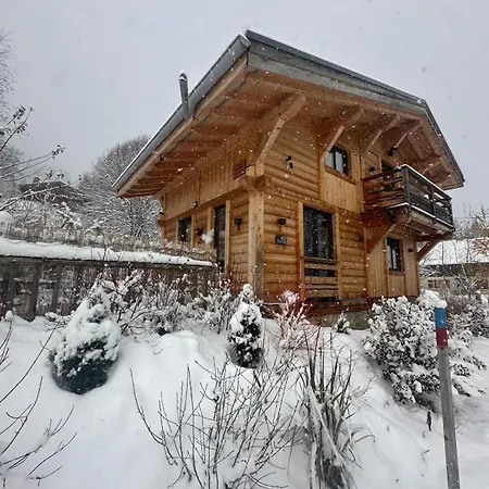 Ski-in-out Face Au Montblanc & Bain Nordique Chalet