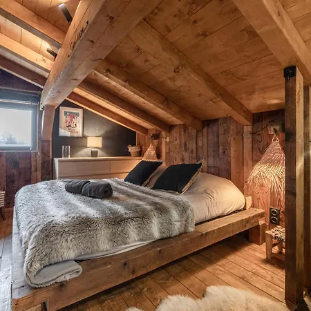 Chalet Ski-in-out Face Au Montblanc & Bain Nordique
