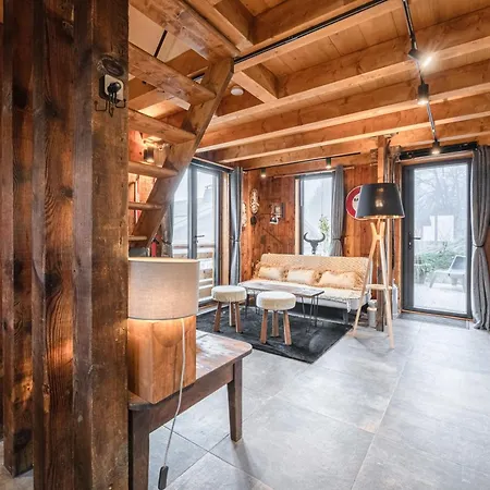 Ski-in-out Face Au Montblanc & Bain Nordique Horská chata