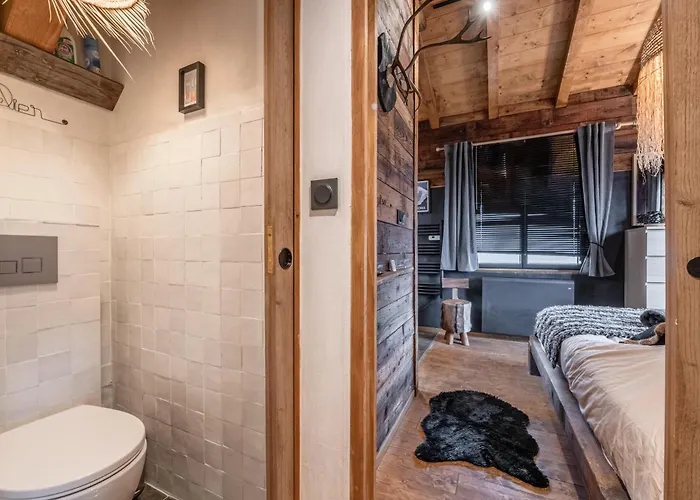 Ski-in-out Face Au Montblanc & Bain Nordique Шале Межев